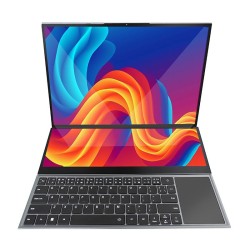 DJS Tech Horizon Duo: La laptop doble pantalla más potente para profesionales creativos